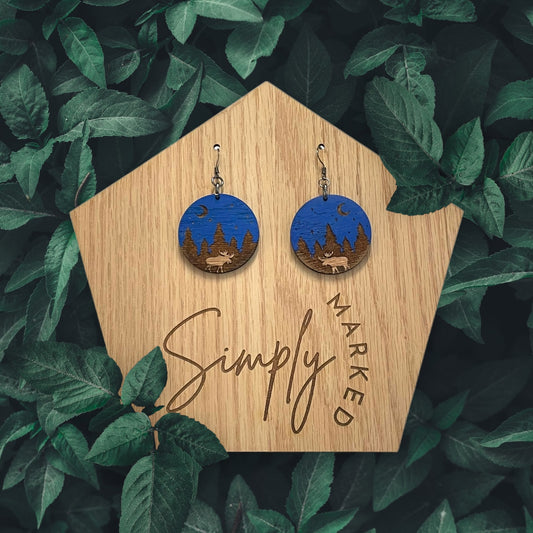 Moose Wood Earrings