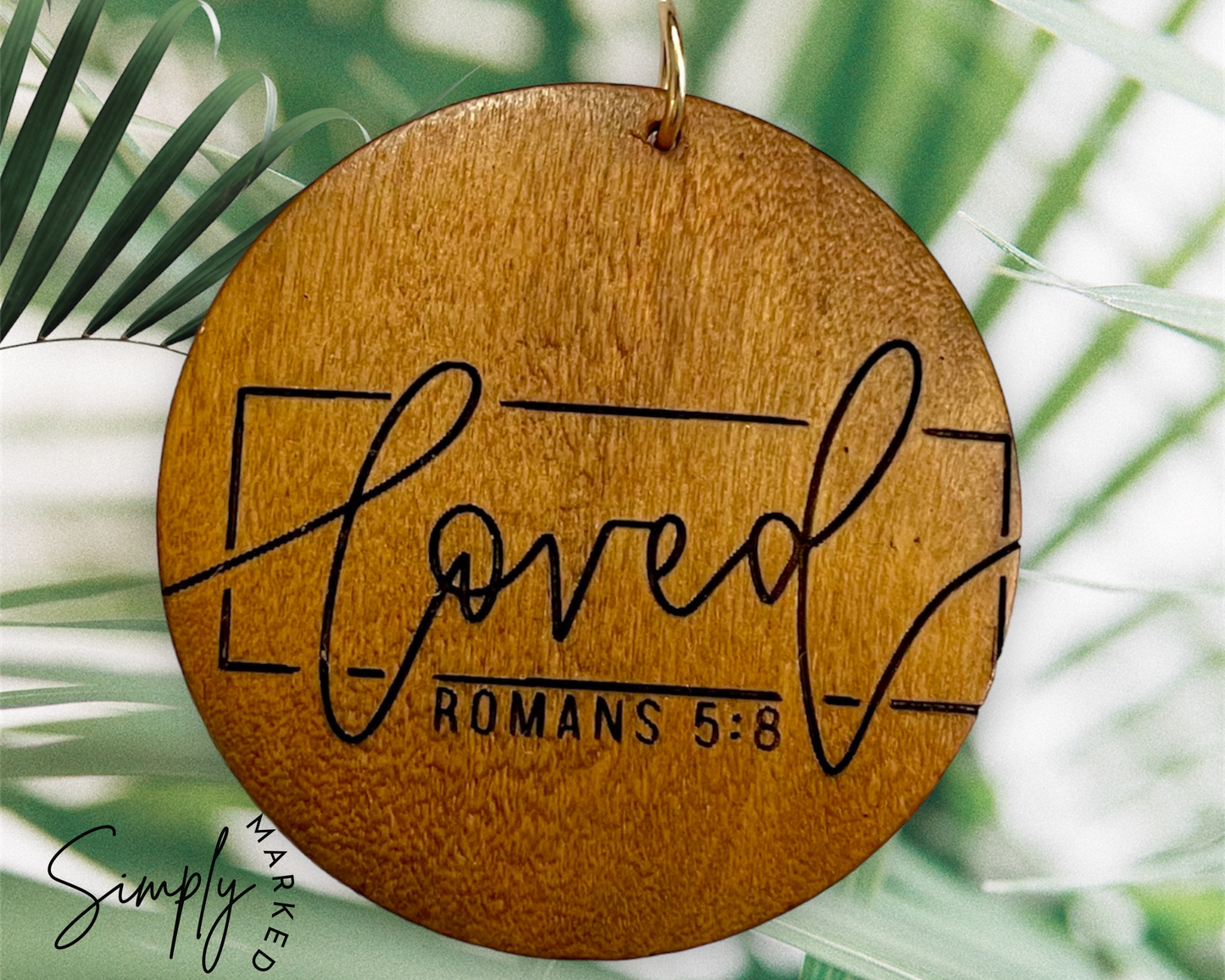 Loved Wood Charm