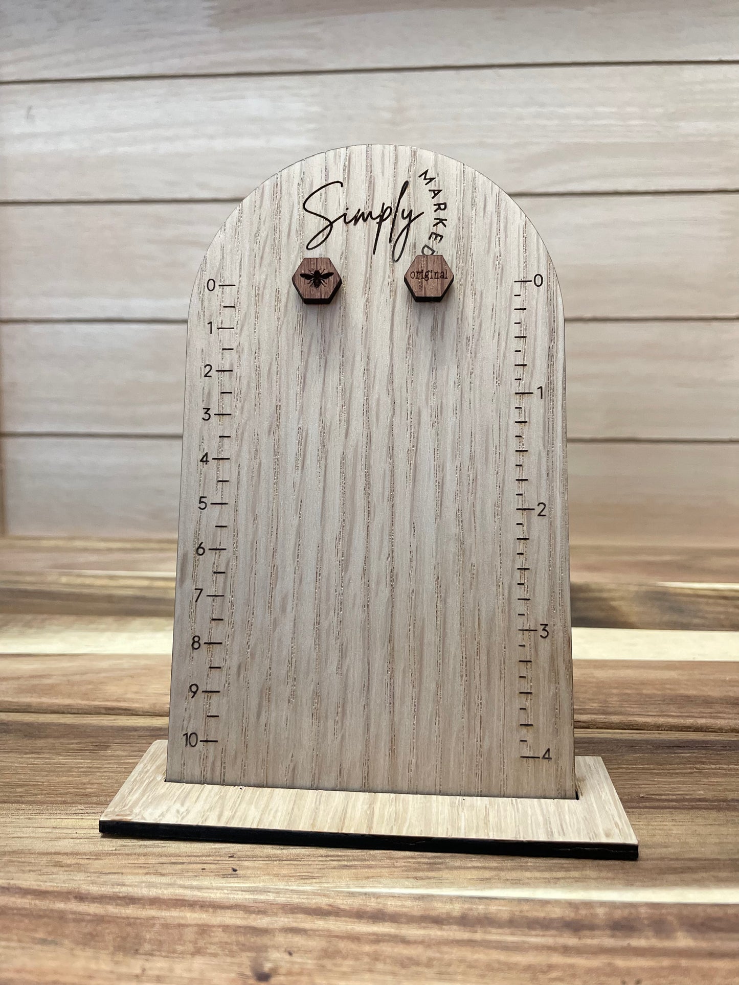 Save The Bee Wood Stud Earrings (Set)